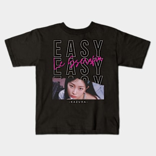 Kazuha Easy Le Sserafim Kids T-Shirt